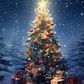 Winter Glow of the Christmas Tree
